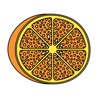 turuncu turunç meyvesi izole edilmiş simge