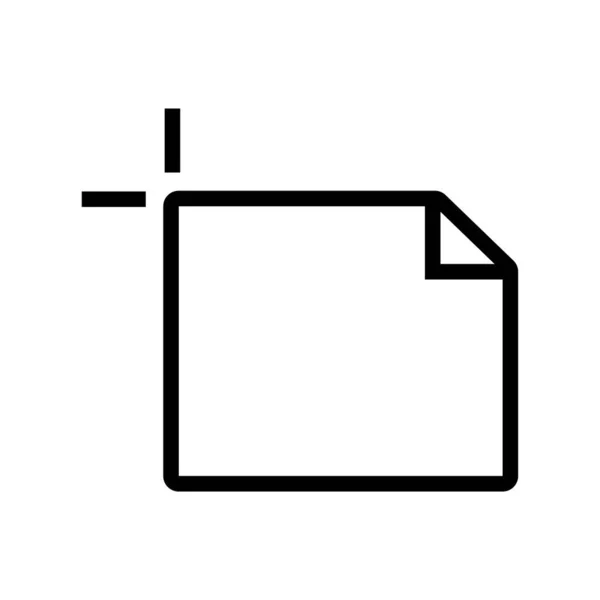 Document file paper line style icon — Διανυσματικό Αρχείο