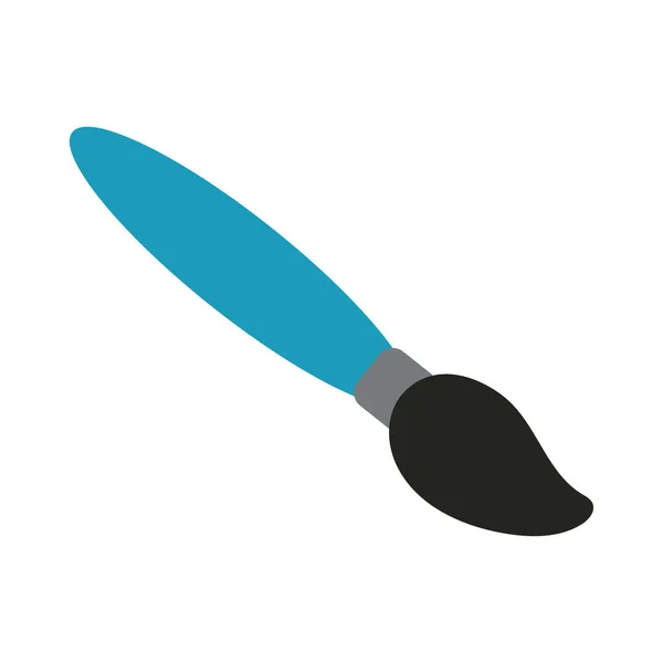 Brush supply flat style icon — Stock Vector