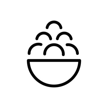 Gıda ikonlu müslüman yemeği