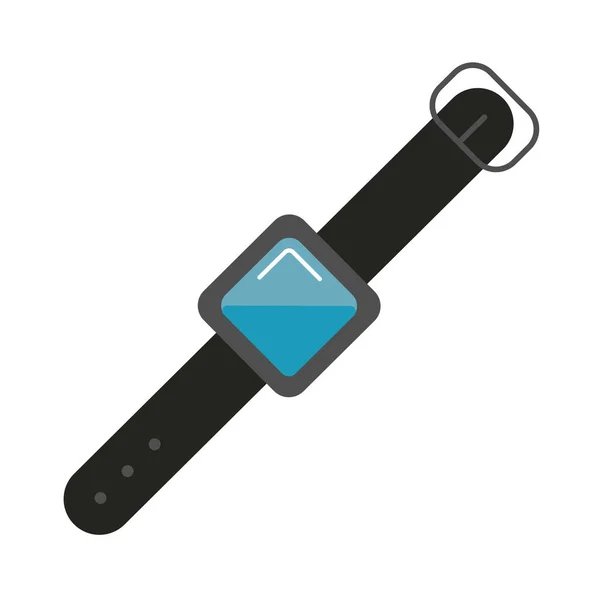 Reloj inteligente icono de estilo plano — Vector de stock