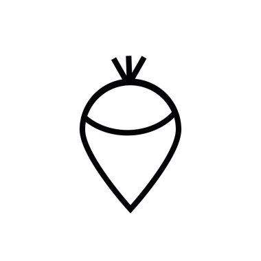 taze patlıcan sebze çizgisi tarzı