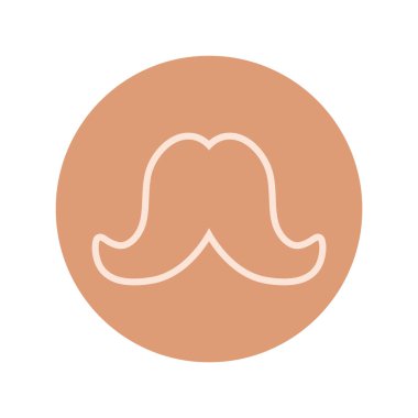 Bıyık klasik moda hipster bloğu ve çizgisi