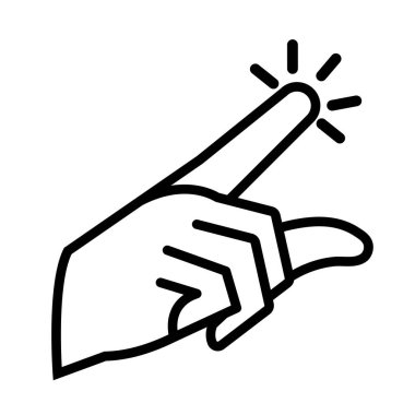 one hand signal line style