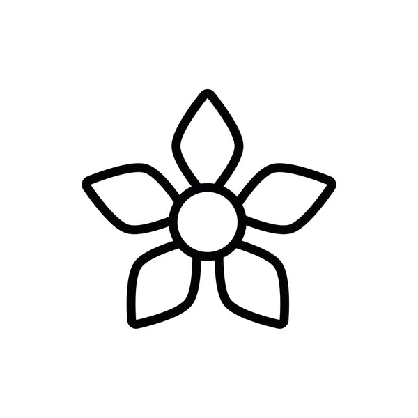 美しい花の庭春のラインスタイル — ストックベクタ