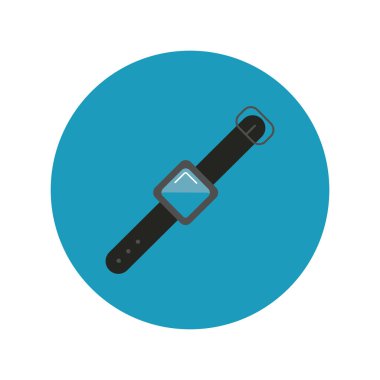 akıllı saat bloğu ve düz biçim simgesi