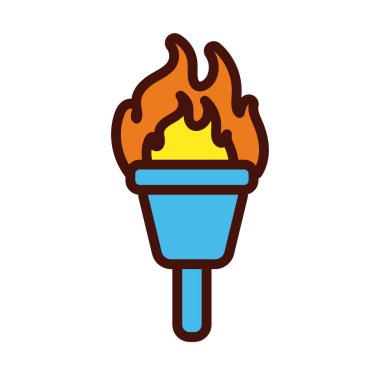 Ateş hattını yakın ve simgeyi doldurun