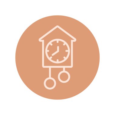 retro saat blok biçimi