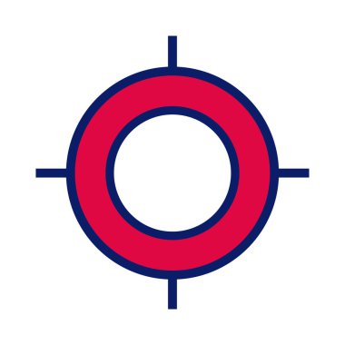 target pointer line and fill style icon