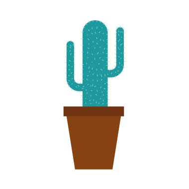 houseplant cactus flat style icon