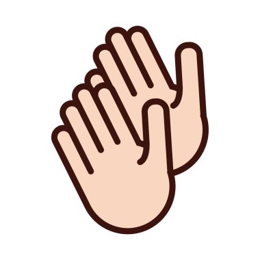 bumping hands signal line and fill style