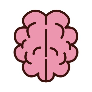 beyin insan organı hattı ve dolgu stili