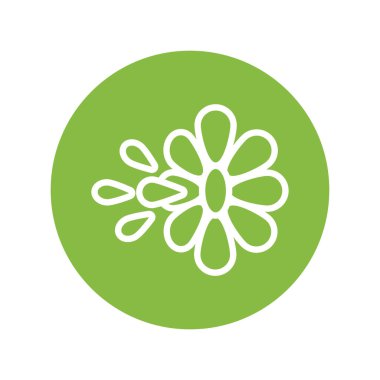 Çiçek soyma şakası su Nisan şakası gündüz çizgisi tarzı