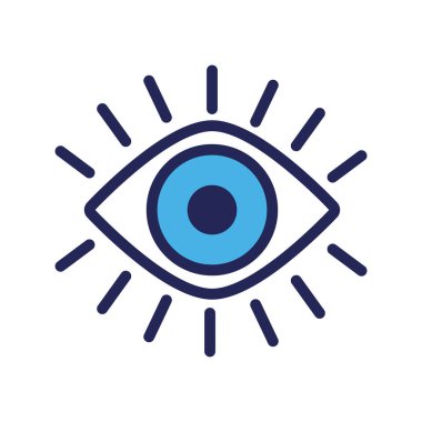 göz insan organı çizgisi ve biçim simgesi