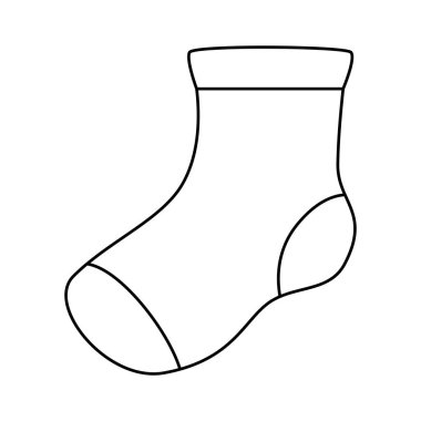 Şirin çorap bebek çizgisi tarzı simge