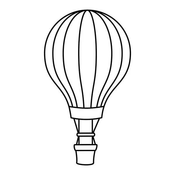 气球旅行热线风格图标 — 图库矢量图片