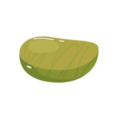 taze zeytin tohumu izole edilmiş simge