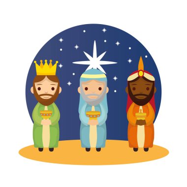 wize men kings manger characters