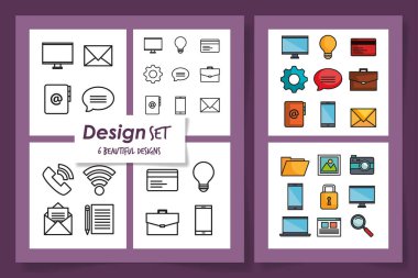 iş simgelerinin altı tasarımı