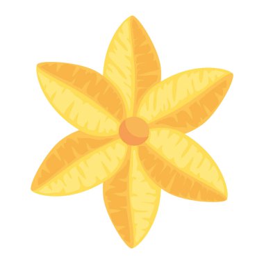 Şirin çiçek doğa izole edilmiş ikon