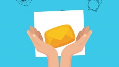 Faturalarla dolu el kaldırma zarfı.