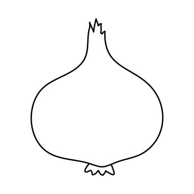 taze soğan sebze izole simgesi