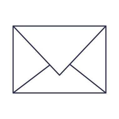 zarf posta iletişimi yalıtılmış simge