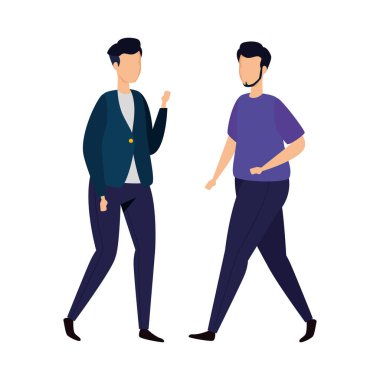 bir grup genç erkek Avatar karakter simgesi