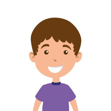 Sevimli küçük çocuk Avatar karakteri