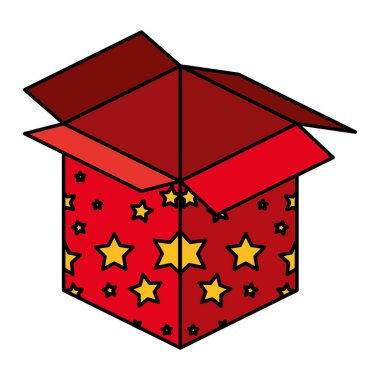 izole edilmiş hediye kutusu simgesini aç