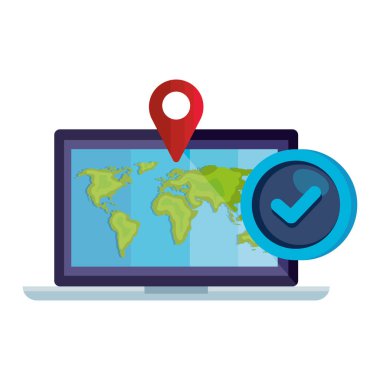 kargo gemisi lokasyon simgesine sahip