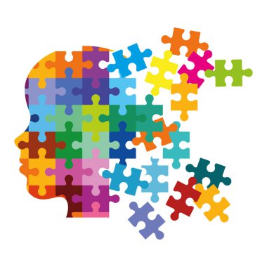 profil başı ve bulmaca parçaları