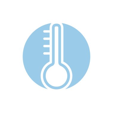 tıbbi termometre araç blok biçimi simgesi