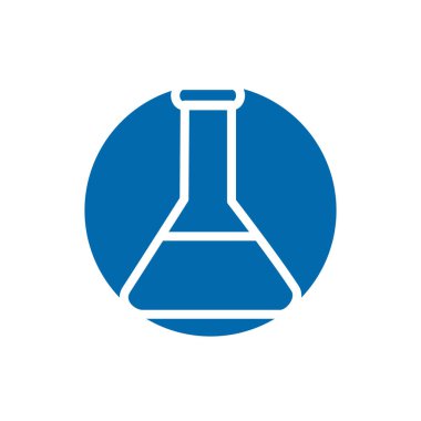 tıbbi tüp test laboratuvarı blok biçim simgesi