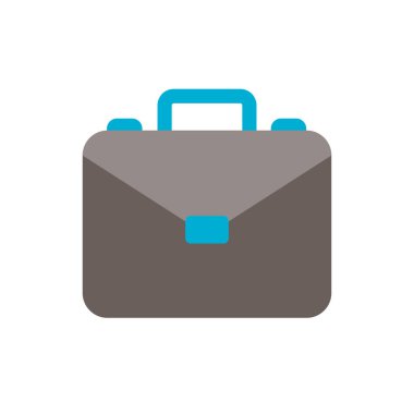 Portföy evrak çantası düz biçim simgesi