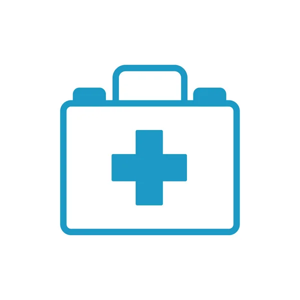 Medicina kit de drogas línea estilo icono — Vector de stock