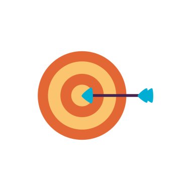 target arrow flat style icon