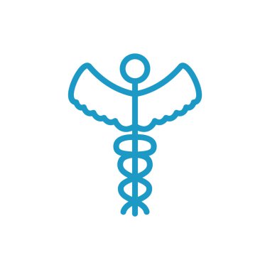 caduceus Tıbbi Sembol Çizgisi simgesi