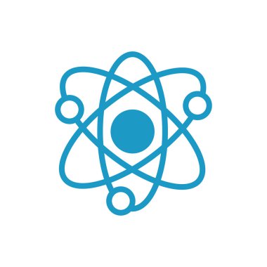 atom sağlık sembolü simgesi simgesi