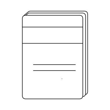 metin kitap eğitimi izole simgesi