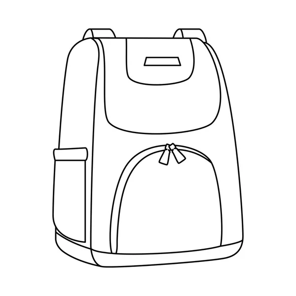 Рюкзак личное оборудование — стоковый вектор