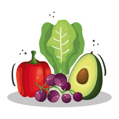 Taze biber ve sağlıklı sebze.