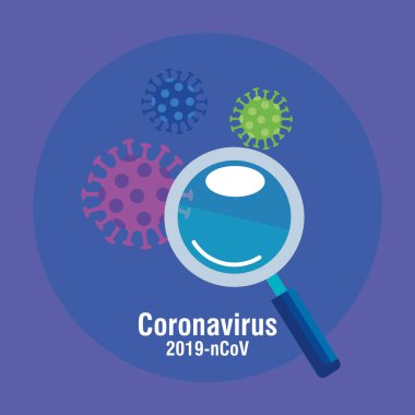 Coronavirus 2019 yardımı için büyüteç