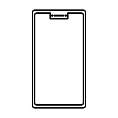 akıllı telefon aygıtı teknolojisi izole edilmiş simge