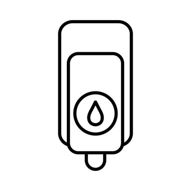 Antibakteriyel sabun dağıtıcısı, satır biçimi simgesi