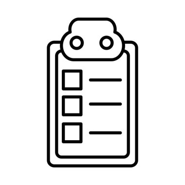 Kağıt dökümanlı pano, satır biçimi simgesi