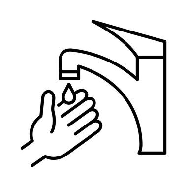 temizlik el yıkama, satır biçimi simgesi