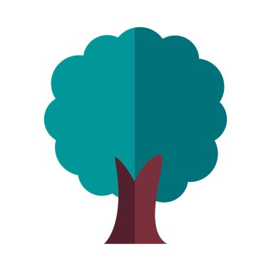 Ağaç bitkisi düz biçim simgesi