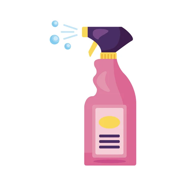 Desinfectante spray botella producto detaild estilo — Archivo Imágenes Vectoriales
