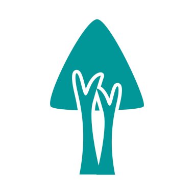 çam ağacı bitkisi orman silueti stili simge